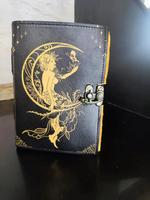 Carnet de croquis en cuir gaufré fait à la main Vintage rétro recette magique prière écriture bien-être balle mariage rafale Journal mental