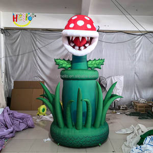 Juego tema plantas extrañas escenario accesorios caníbal monstruo inflable flor - Product Image 4