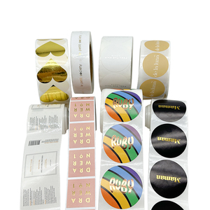 Adesivi Personalizzati con Logo all'Ingrosso, Etichette Adesive in Carta Texturizzata per Confezioni Regalo - Product Image 2