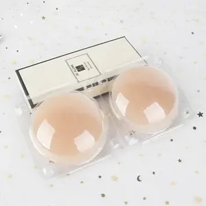 No-glue Self-adhesive Matt Nippies Cover Invisible Reusable Sticky Silicone Nippleless Nipple Cover