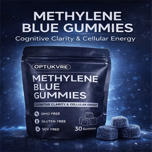 Gomitas de Azul de Metileno Trihidratado, 30 Unidades, 5 mg por Porción, Energía Celular, Adultos, 1 Gomita Diaria, Sin <span class=keywords><strong>Gluten</strong></span> ni <span class=keywords><strong>Soya</strong></span> - Product Image 2