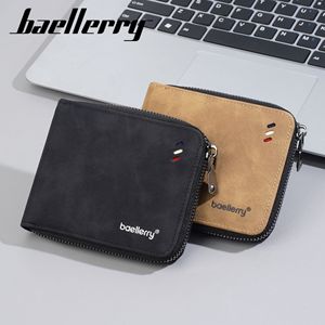 กระเป๋าสตางค์ขนาดเล็กสำหรับผู้ชายแบรนด์ Baellerry พร้อมซิป ช่องใส่บัตรหลายช่อง และช่องใส่เหรียญ สำหรับใช้ในชีวิตประจำวัน - Product Image 2