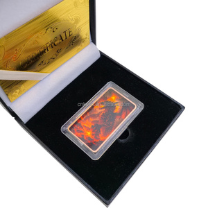 En stock – Lingot de cuivre fin .999 de 1 oz – Mystiques Gardiens du Feu – Art fantaisie – Pièce de collection - Product Image 1