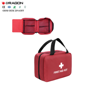 Kit di Pronto Soccorso per Auto, Mini Borsa Compatta in Oxford per Emergenze, Manuale per Avventure all'Aperto, Campeggio, Escursionismo, Viaggi - Product Image 1