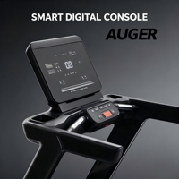 Tapis roulant commercial électrique pour salle de sport avec écran LCD, vitesse de 20 km/h et inclinaison réglable