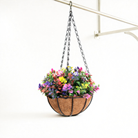 RUOPEI Source Factory Fleurs artificielles suspendues en chaîne de fleurs de coco faites à la main, résistantes à la décoloration, plantes en panier HL-64