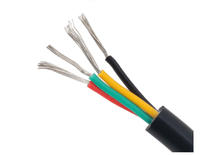 Cable de Alimentación Industrial Flexible con Aislamiento de PVC Retardante de Llama y Resistente al Calor de 300 V, de Cobre Estañado Trenzado de 26 AWG, Tipo 758 2464