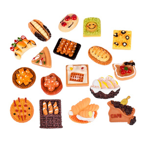 Nouveau mignon enfants maison de poupée jouer elfe accessoires bricolage accessoires Miniature pain Flatback résine charme - Product Image 1