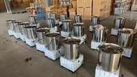 Fonfar Kleine Gefrituurde Pinda-Aardappelchips Snack-Oliemachine/Fruit-En Groenteknoedelvulling Dehydratatiedroger-Centrifuge