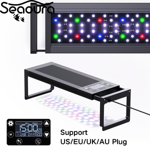 Lámpara LED para Pecera SEAOURA SR-628 con 3 Modos de Iluminación, 20 Niveles de Brillo y Luz de Luna Dinámica - Iluminación Personalizada para Acuarios - Product Image 1