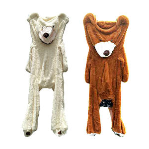 Ours en peluche géant réaliste, jouet en peluche non pelucheux, coquille d'ours - Product Image 1
