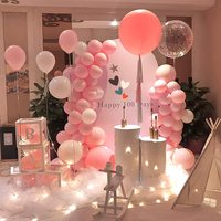 Ballons de fête rose Pastel 5 pouces 100 pièces Mini Macaron rose ballons en Latex pour anniversaire mariage décorations de Baby Shower