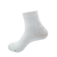 Chaussettes personnalisées avec logo, noir, blanc, gris, coton uni, chaussettes mi-mollet, broderie personnalisée, impression de logo, hommes, femmes, chaussettes vierges personnalisables
