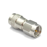 Adaptateur coaxial RF haute fréquence en acier inoxydable QSMA/SMA-JJG 50 ohms, connecteur coaxial à ondes millimétriques