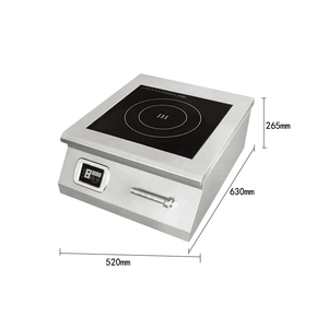 Cuisinière à induction plate commerciale 8KW avec commande à interrupteur magnétique pour machines de cuisine AM-CD801 - Product Image 5