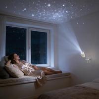 Projecteur de lumière nocturne TSINYE Galaxy avec 12 films, projecteur d'étoiles USB, lumière LED multicolore, commandes faciles, idéal pour la chambre à coucher et la maison