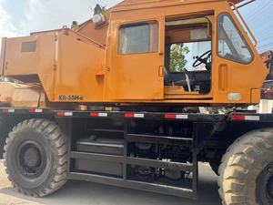Grue sur camion d'occasion KATO KR-35H-II 35 tonnes, moteur Mitsubishi, hauteur de levage 60m, pompe hydraulique Kawasaki pour travaux de construction lourde - Product Image 5