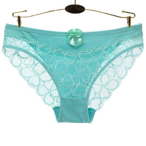 In fabbrica direttamente fornito biancheria intima di cotone pizzo da donna mutandine Comfort mutandine in pizzo floreale slip da donna - Product Image 2