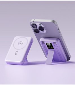 Power Bank Magnetico OEM DTP 10000mAh ad Alta Capacità in Lega di Alluminio con Cavo Integrato Type-C e iPhone per Ricarica Rapida - Product Image 4