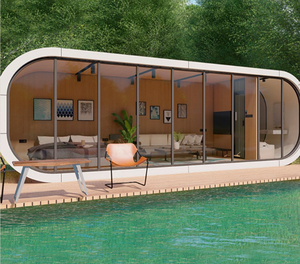 Tailles de couleurs personnalisables Offre Spéciale en usine ignifuges étanches à l'humidité et respirantes pour <span class=keywords><strong>hôtel</strong></span> Apple Cabin Container House 50-Year - Product Image 2