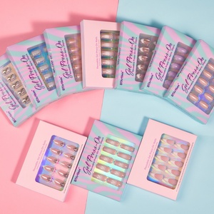 BTArtbox Uñas Postizas 3D Hechas a Mano, de Gel Suave, con Punta Francesa de Lujo, Personalizadas, al por Mayor, 30 Piezas, Set de Uñas Adhesivas - Product Image 1