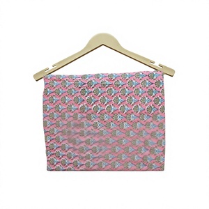 Hand Block Print Cotton <b>Fabric</b> Pink Floral Buti Print <b>Fabric</b> Handmade Pure Cotton Running <b>Fabric</b> Soft Cotton Dressmaking <b>Fabric</b> - Product Image 1