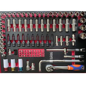 421 pcs xe sửa chữa công cụ phần cứng công cụ Kit Ratchet Ổ cắm cờ lê công cụ thiết lập - Product Image 3