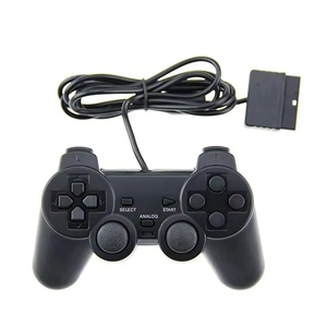 มอเตอร์สั่นสะเทือนแบบมีสาย จอยแพดสำหรับเล่นเกม คอนโทรลเลอร์เกม Sony <span class=keywords><strong>PS2</strong></span> พร้อมทัชแพด จอยสติ๊กสำหรับ <span class=keywords><strong>PS2</strong></span> - Product Image 2