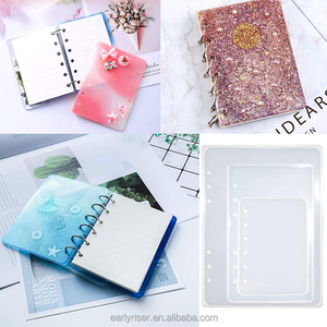 Moule de couverture de cahier Early Riser pour la coulée de résine époxy bricolage <span class=keywords><strong>Silicone</strong></span> moules en <span class=keywords><strong>Silicone</strong></span> transparent outils de gâteau Moule <span class=keywords><strong>Silicone</strong></span> - Product Image 2