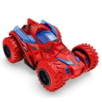 Mini tracción en las cuatro ruedas inercial de 360 grados de pie-juguete giratorio con coche de acrobacias de plástico de fricción giratoria