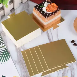 Plateau d'emballage alimentaire Mini plateau de base rond ondulé pour gâteau de différentes tailles Planche à gâteau en papier tambour
