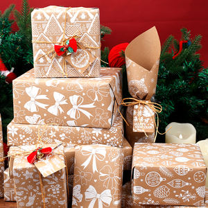 Factory Hot Sale 43x300 cm Christmas <b>Wrapping</b> <b>Paper</b> Gift <b>Wrapping</b> <b>Paper</b> - Product Image 6