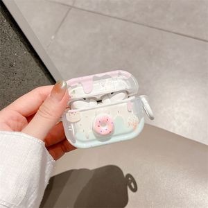 For AirPods Pro 3 Girl <strong>Cute</strong> <strong>Earphone</strong> Protective Case for Apple <strong>Earphones</strong> 4 3 Wireless <strong>Earphones</strong> Cartoon Donut Protective Cover - Product Image 1