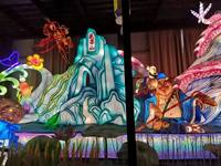 Lanternes chinoises de carnaval de noël, lanternes en cristal à Led, éclairage de nouvel an