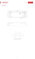 Controlador Inteligente RGBCW LTECH DALI NFC de Corriente Constante con Programación de Campo Cercano y Comando Completo, 20W 50-100mA 5 Canales