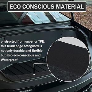2024 Tesla Cybertruck Protecteur de porte de coffre avant Sill TPE Guard Cover Pickup pour Tesla Cybertruck Accessoires (Noir) - Product Image 4