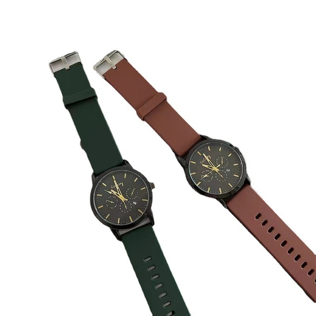 New Fashion Tape Large Dial Calendar Watch for Men and Women's Instagram Style Minimalist Temperament High-end Quartz Watch