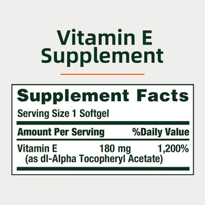 Cápsulas blandas <span class=keywords><strong>de</strong></span> aceite <span class=keywords><strong>de</strong></span> <span class=keywords><strong>vitamina</strong></span> E <span class=keywords><strong>de</strong></span> 1000 IU, cápsulas antioxidantes <span class=keywords><strong>de</strong></span> 120 fácil absorción, compatible con la piel <span class=keywords><strong>de</strong></span> los adultos, <span class=keywords><strong>el</strong></span> corazón y la salud inmunológica - Product Image 3