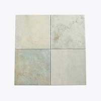 Carreaux de sol intérieurs en céramique de style chinois rétro 200x200mm, antidérapants et résistants à l'usure, pour hôtels, balcons et salles d'étude