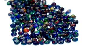 Ópalo Etíope Negro Natural de 3 mm, Gema Ovalada Facetada Suelta, Calidad AAA+ para Joyería y Sanación - Product Image 2