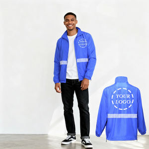 جاكيت أمان عالي الوضوح خفيف الوزن مقاوم للرياح لركوب الدراجات والجري والمشي لمسافات طويلة جاكيت مخصص بشعار واقي من الشمس - Product Image 2