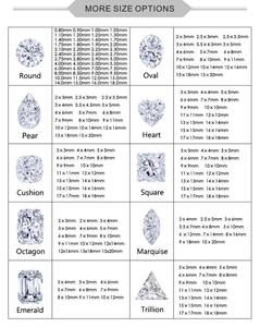 Prix d'usine, pierre en zircone cubique 5A, ronde, poire, ovale, coupe blanche, pierre en zircone résistante à la chaleur, pierre précieuse en zircone pour bijoux - Product Image 5