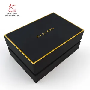 Emballage en carton de luxe, boîtes cadeaux rigides à couvercle amovible vert avec Logo de cou personnalisé, vente en gros