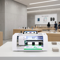 Máquina de Corte Inteligente U8-390 para Protectores de Pantalla de Hidrogel TPU EPU de 3H a 9H, con Alimentación Automática, Pantalla Táctil de 7 Pulgadas, Ancho de Corte de 295 mm y Corte Continuo para Tablets y Teléfonos