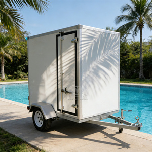 Refrigerator Cooling <b>Trailer</b> Semi <b>Trailer</b> High Capacity Refrigerated Cold <b>Trailer</b> Cooler Refrigerator for Mini Food <b>Trailers</b> - Product Image 3