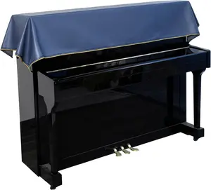 Protect Your Piano with Our Blue Half Cover Piano Cloth - Waterproof and Dustproof Technology for Clean and Hygienic Playing