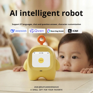 Productos Inteligentes con IA Listos para Enviar, con Función <span class=keywords><strong>de</strong></span> Reloj para Niños, Decoración <span class=keywords><strong>de</strong></span> Escritorio con Visualización <span class=keywords><strong>de</strong></span> Hora y Fecha - Product Image 6