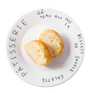 24 pièces d'assiettes en céramique au design Simple, service de vaisselle au design personnalisé - Product Image 1
