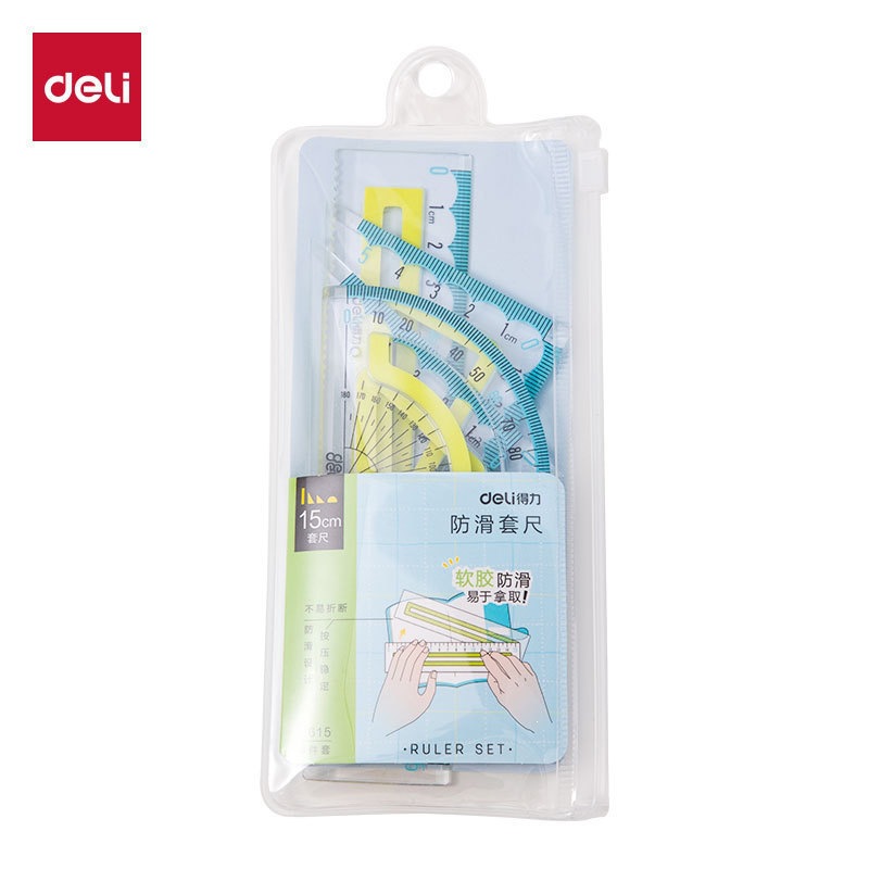 Ruban à mesurer V615 avec revêtement en caoutchouc, 15 cm, couvercle bleu foncé-vert