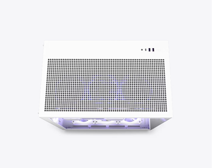 Boîtier <span class=keywords><strong>NZXT</strong></span> H9 Flow blanc et noir, double compartiment, format mid-tower, en métal, optimisé pour le flux d'air, avec ports USB frontaux, compatible Mini-ITX, ventilateur inclus. - Product Image 4